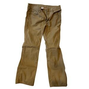 Magellan Stain Release Brown Straight Jeans Mens 30x32